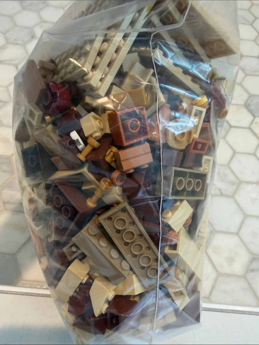 LEGO LOT Miscellaneous Brown & Tan Building Bricks